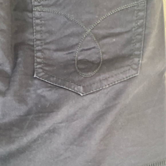 Calvin Klein Navy Blue Mini Skirt size 0 NWOT Summer Skirt Mean Girls - Picture 6 of 8